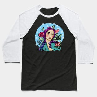 Frida Kahlo Baseball T-Shirt